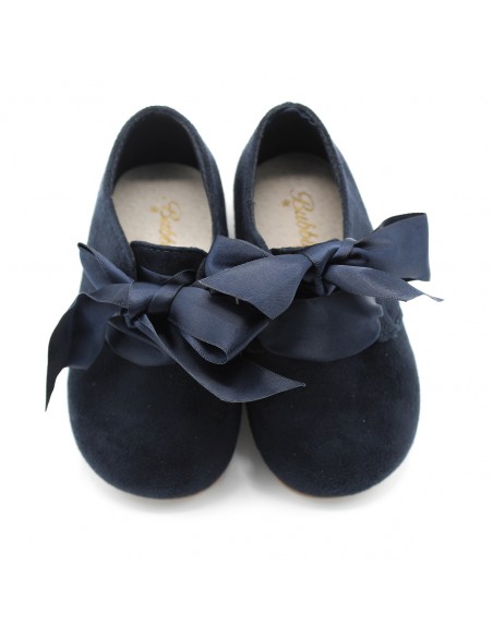 Blucher lazos azul marino