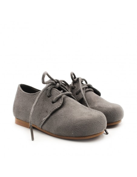 Blucher cordones gris