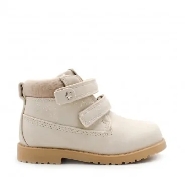 botas beige niña