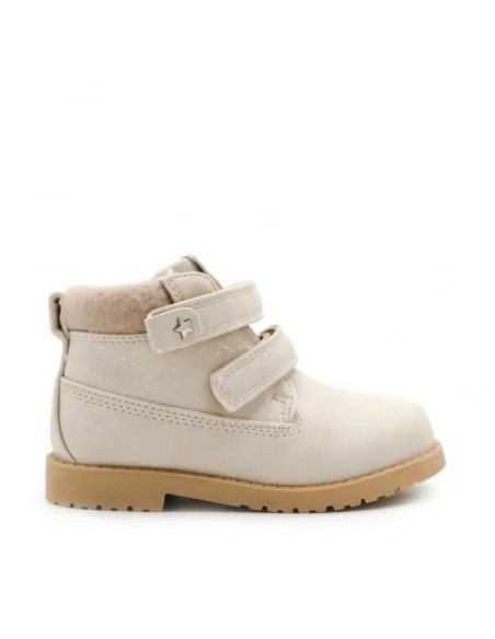 botas beige niña