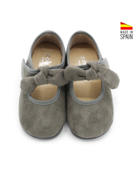 Mercedita serratex gris Condiz con lazo