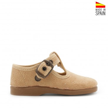 Pepito beige para bebé y niño vista lateral