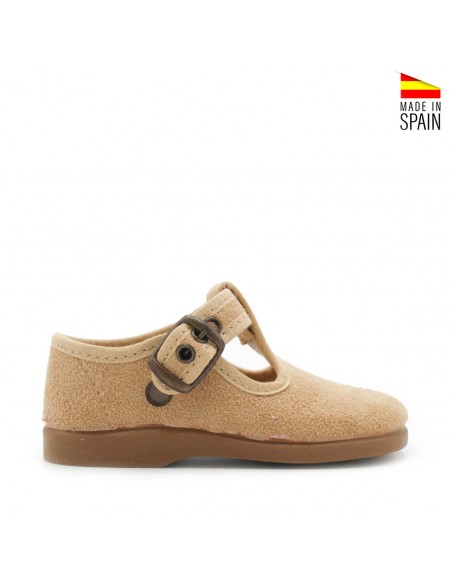 Pepito beige para bebé y niño vista lateral