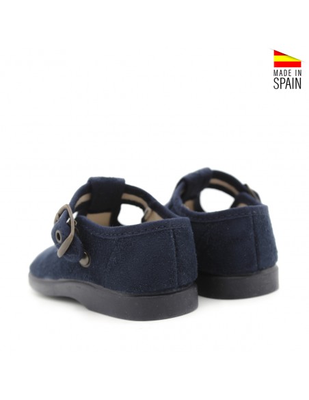 Vista trasera de pepito azul marino Condiz fabricado en España