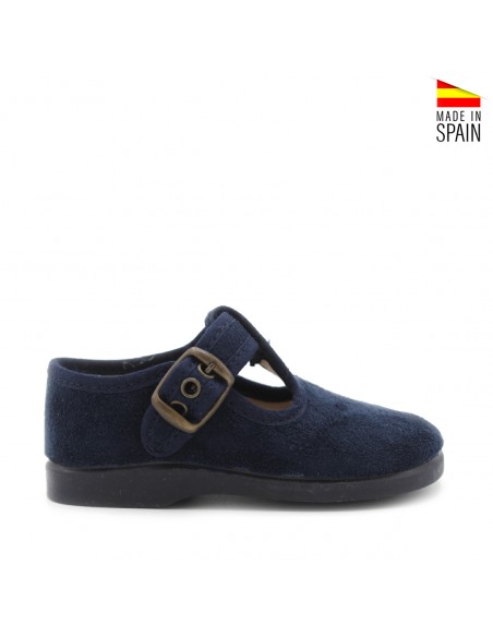 Pepito azul marino para bebé y niño vista lateral