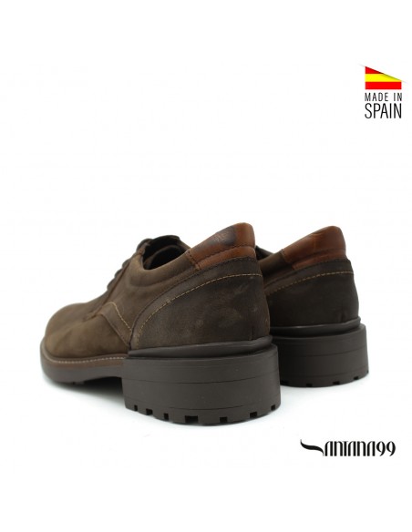ZAPATOS PIEL HOMBRE MARRON