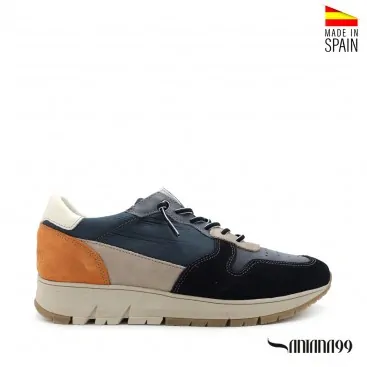 zapatillas hombre azul marino