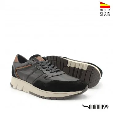 zapatillas vestir piel hombre