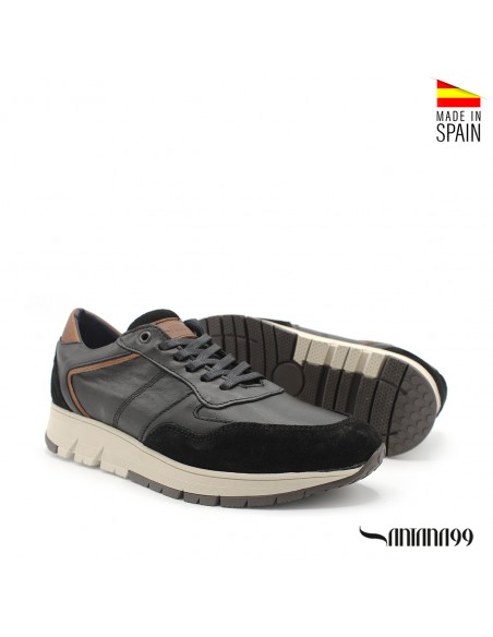 zapatillas vestir piel hombre