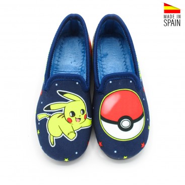 zapatillas de casa pikachu