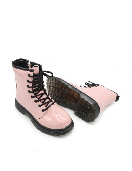 Botas militares rosas