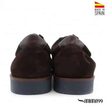 zapatos serraje hombre marrones