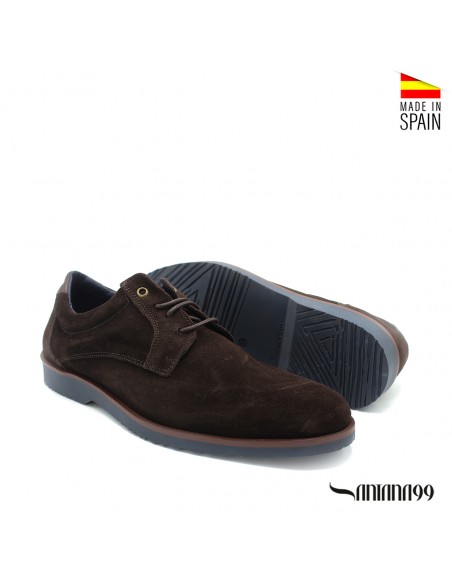 zapatos serraje marrones