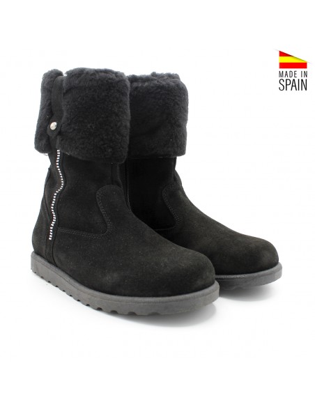 BOTAS NEGRAS DE NIÑA