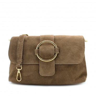 Bolso serraje beige