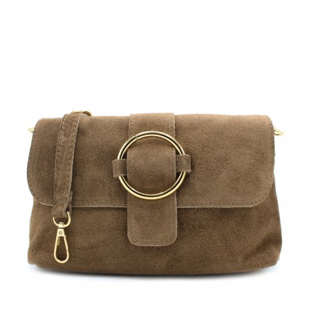 Bolso serraje beige