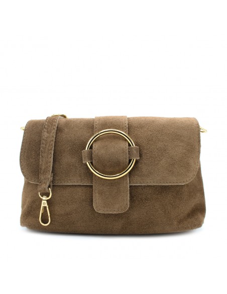 Bolso serraje beige