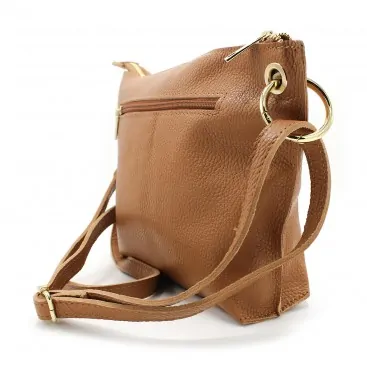 bolso bandolera camel
