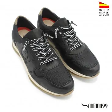 zapatillas negras hombre casual