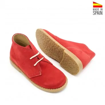 botas rojas niños