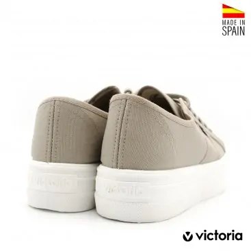 zapatillas lona plataforma