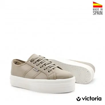 zapatillas lona plataforma victoria