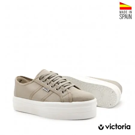 zapatillas lona plataforma victoria
