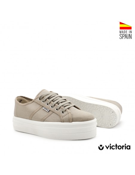 zapatillas lona plataforma victoria