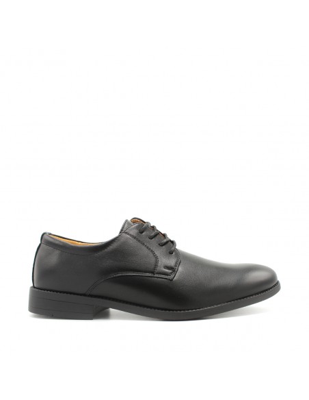 Zapato para traje 887 negro de hombre con cordones