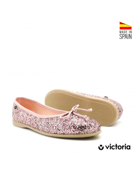 manoletina niña rosa