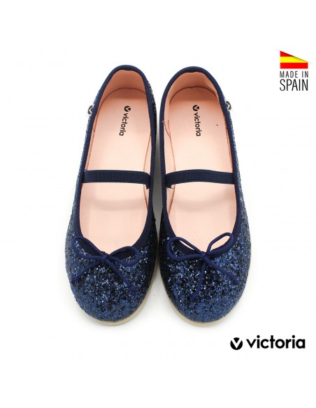 merceditas niña azul marino