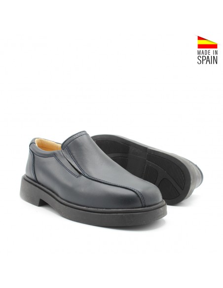 zapatos azul marino sin cordones