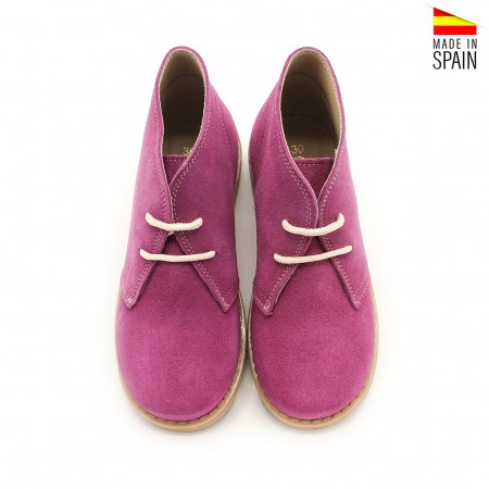 botin safari fucsia para niña