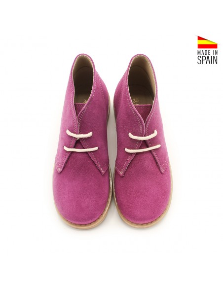 botin safari fucsia para niña