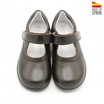 zapatos escolares niña marrones