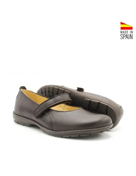 zapatos para uniforme niña marrones