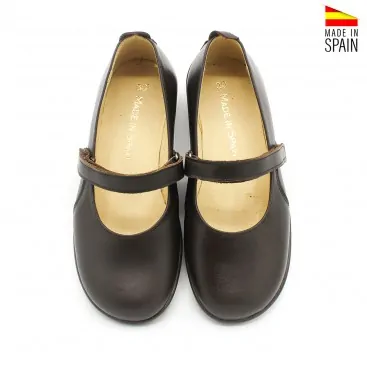 zapatos marrones para el colegio niña