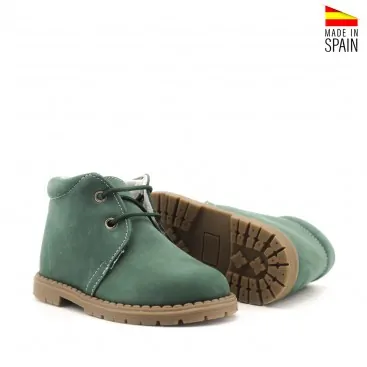 Botines niño verdes