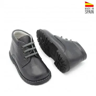 botín negro de bebe