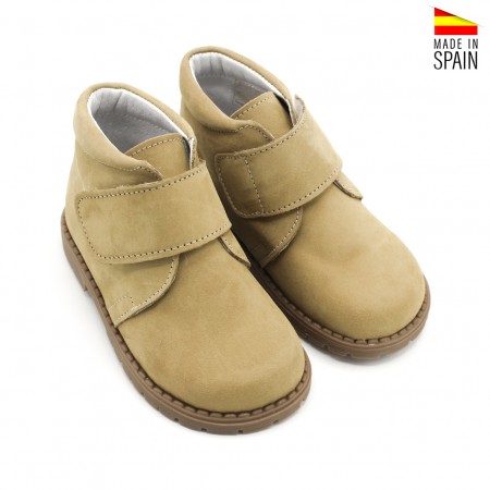 botín con velcro de niño
