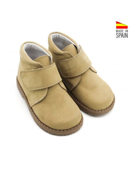 botín con velcro de niño