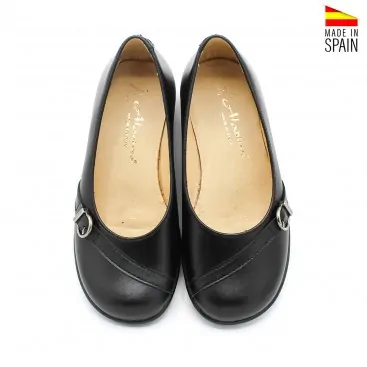 manoletina colegial negra