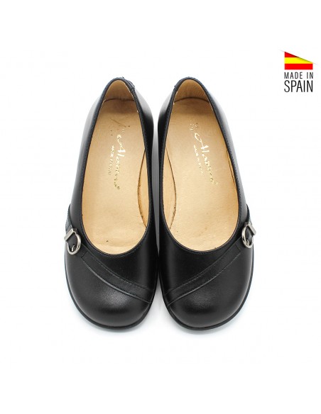 manoletina colegial negra