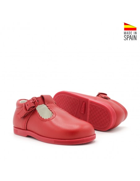 ZAPATOS NIÑO ROJOS