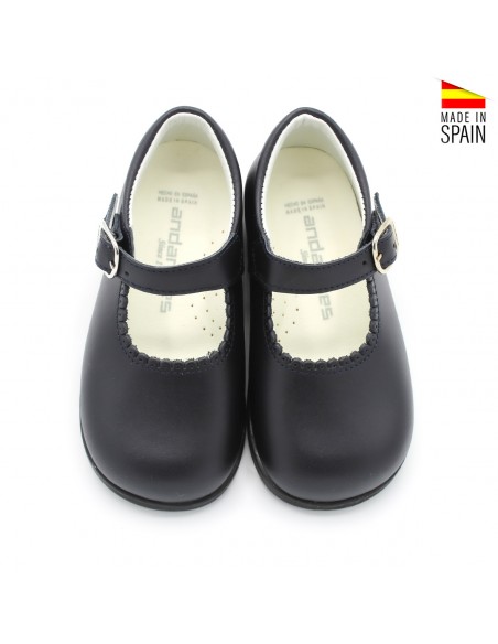 zapatos niña azul marino