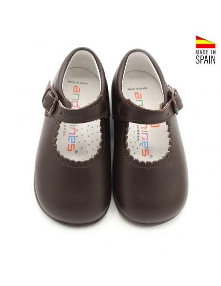 merceditas niña marrones