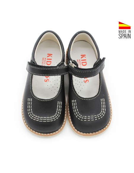 merceditas azul marino niña