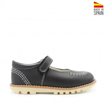 merceditas niña azul marino