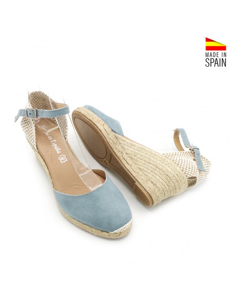 alpargatas azul celeste