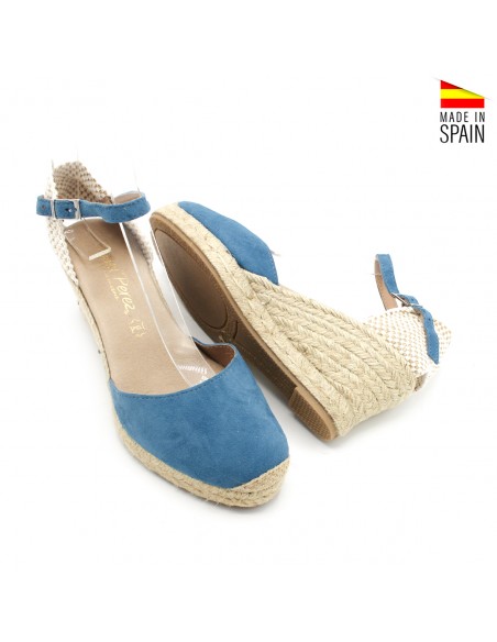 alpargatas mujer azul jeans